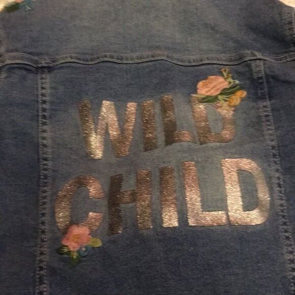 Arizona Large 14 Girls Denim Jacket - Picture 8 of 9